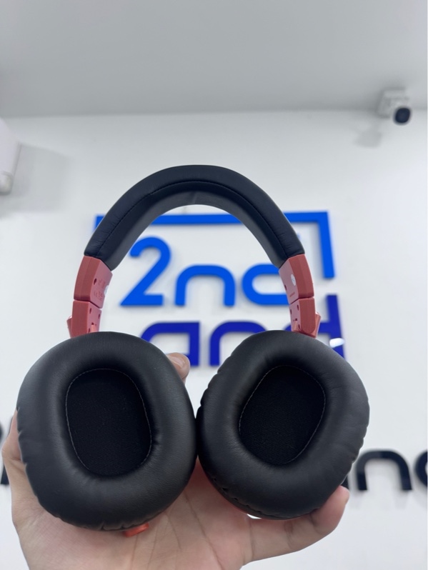 Tai nghe chụp tai Audio-Technica ATH-M50X - Màu cam đen - Ngoại hình 98% - Kèm dây kết nối