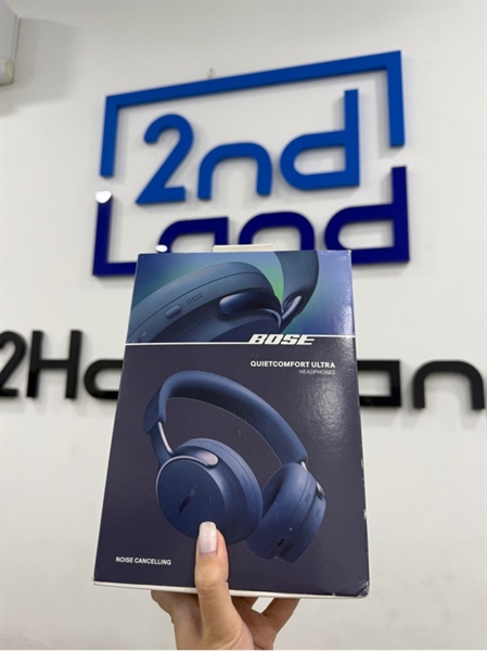 Tai nghe chụp tai Bose Quietcomfort Ultra - Màu xanh - Ngoại hình 98% - FullBox