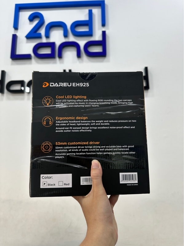 Tai nghe chụp tai Gaming có dây DareU EH925 - Màu đen - Newseal