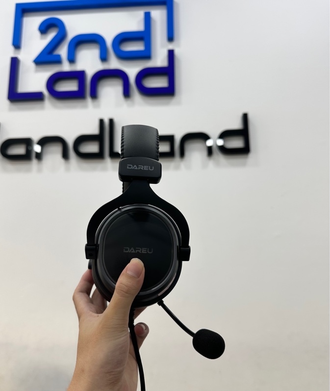 Tai nghe chụp tai Gaming có dây DareU EH925 - Màu đen - Ngoại hình 98% - Body