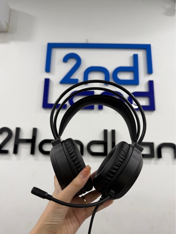 Tai nghe chụp tai gaming TN1 DOPETECH - 1 mode dây - Màu đen - Ngoại hình 98% - Body