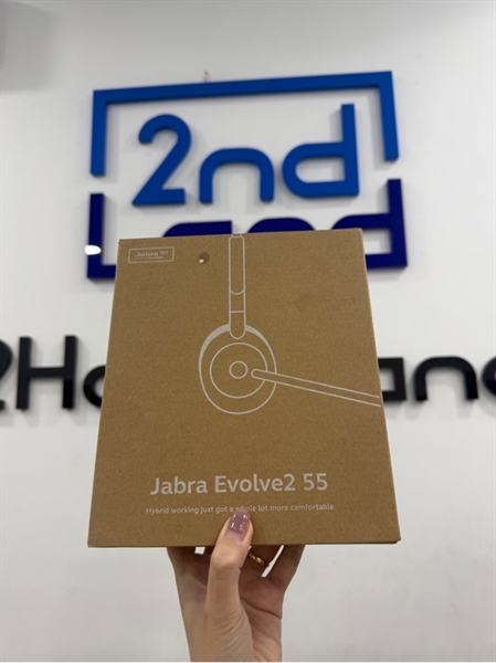 Tai nghe chụp tai Jabra Evolve2 55 - Màu đen - Ngoại hình 98% - Fullbox