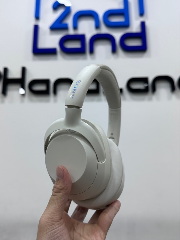 Tai nghe chụp tai Sony Wear WH-ULT900N - Màu trắng - Ngoại hình 97% - Hơi ố - Kèm túi đựng