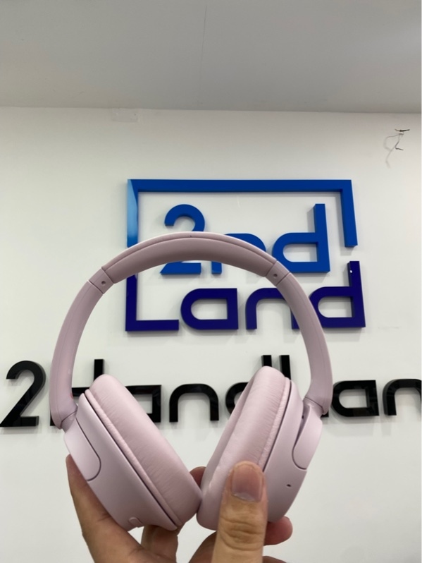Tai nghe chụp tai Sony WH-CH720N - Màu hồng - Ngoại hình: 98% - Kèm túi vải - dây - còn bảo hành 5/2027