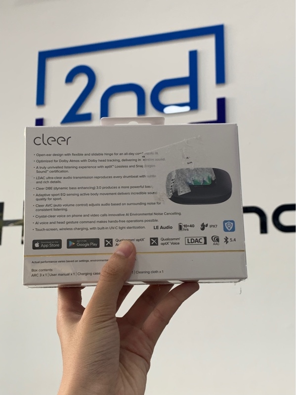 Tai nghe Cleer Arc 3 Sport - Màu đen - Newseal