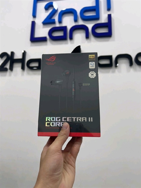 Tai nghe có dây Gaming ASUS ROG Cetra II Core - Màu đen - Newseal