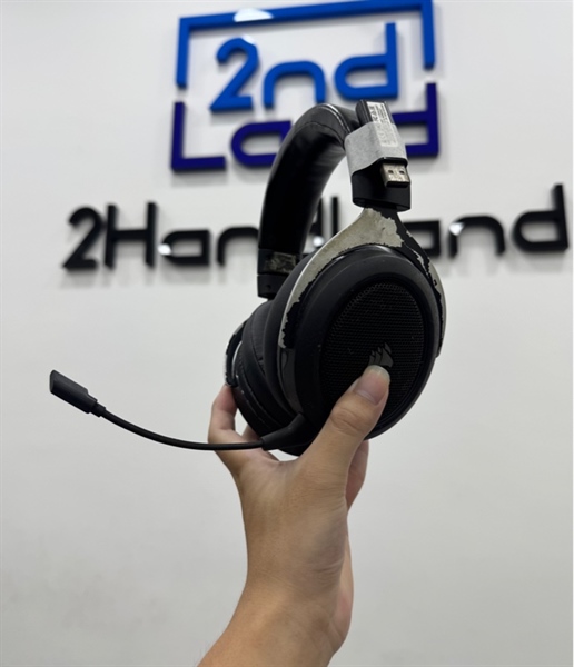 Tai nghe Corsair HS50 Pro Wireless - Màu Đen - Ngoại hình 96% - Kèm receiver + Mic 1