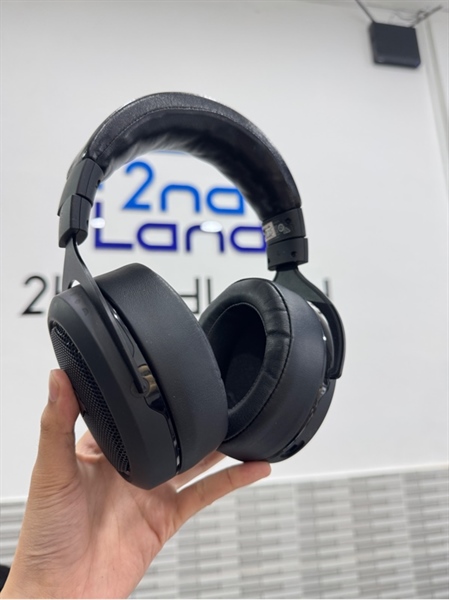 Tai nghe Corsair HS70 Pro Wireless - 1 mode 2.4G - Màu đen - Ngoại hình 98% - Body, kèm receiver 2