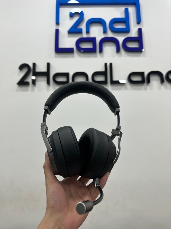 Tai nghe Corsair Virtuoso Wireless SE Espresso - 2 mode : receiver , dây - Màu đen - Ngoại hình 97% - Nứt da đệm tai nhẹ - Kèm mic + Receiver + dây 3.5