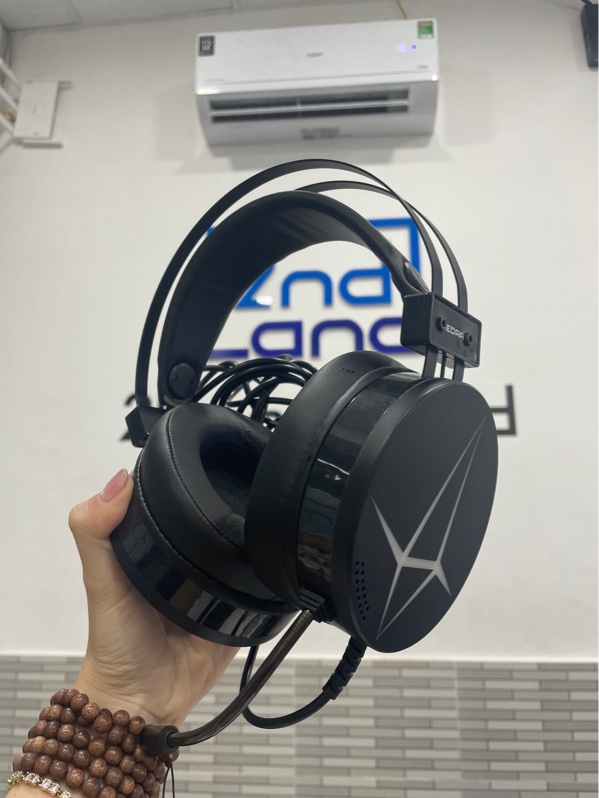 Tai nghe dây Edra EH416 pro - Màu đen - Ngoại hình: 98% - Tróc đệm tai - Body