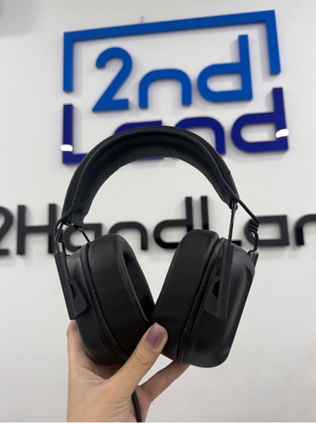 Tai nghe dây Havit H2033D - Màu đen - Ngoại hình 97% - Tróc da đệm đầu ít - Body