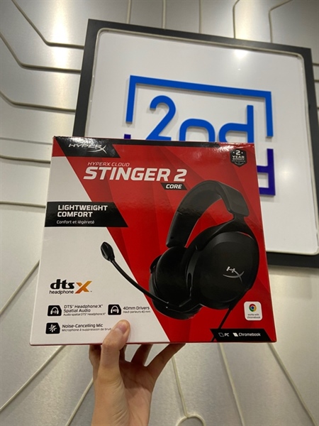 Tai nghe dây Hyper X Cloud Stinger 2 Core - Màu đen - Ngoại hình: 98% - FullBox 3