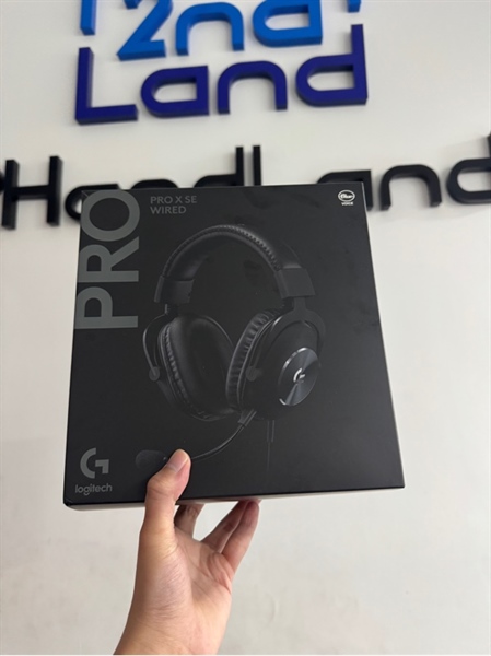 Tai nghe dây Logitech Pro X SE Wired - 1 mode : dây - Màu đen - Ngoại hình 97% - Đã thay đệm da - Fullbox 3