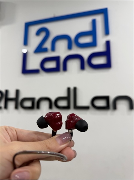 Tai nghe dây Salnotes zero mecha edition - Màu đỏ - Ngoại hình 98% - Kèm Box , tuýp tai 2