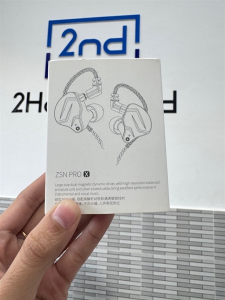 Tai nghe dây ZSN Pro X - Màu đen - Ngoại hình 98% - Fullbox