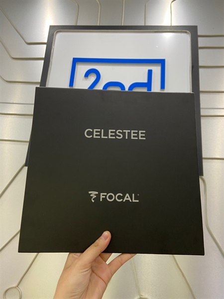 Tai nghe Focal Celestee - Màu xanh - Ngoại hình: 98% - Đệm thân có vết rách nhẹ - FullBox