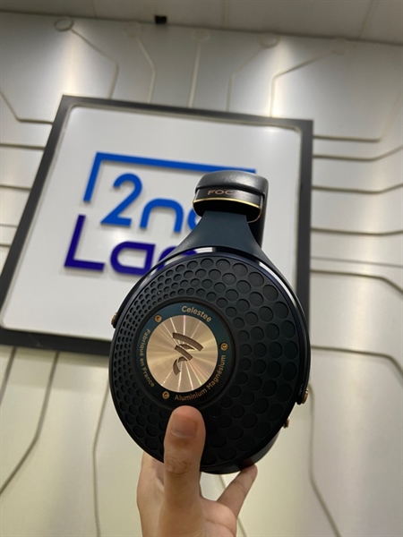 Tai nghe Focal Celestee - Màu xanh - Ngoại hình: 98% - Đệm thân có vết rách nhẹ - FullBox 3