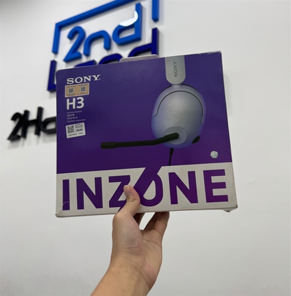 Tai nghe Gaming chụp tai Sony Inzone H3 - Màu trắng - Ngoại hình 98% - Fullbox 3