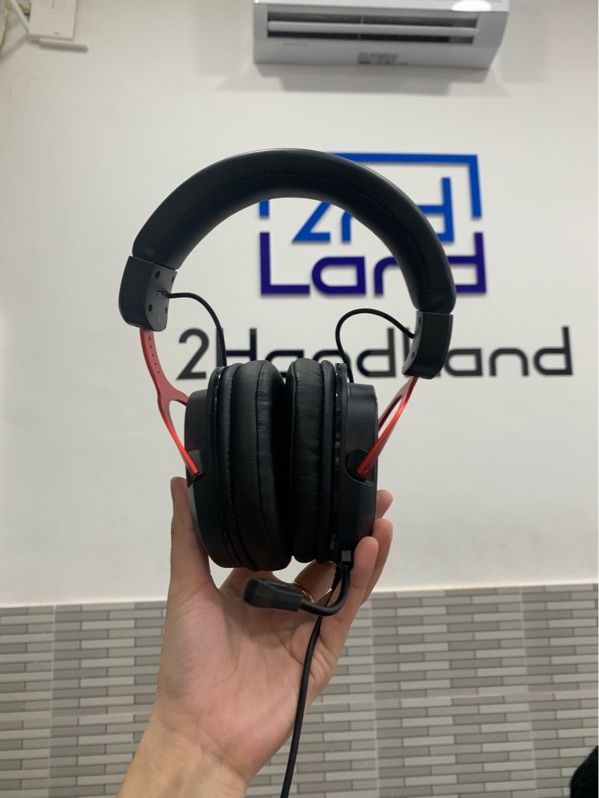 Tai nghe gaming có dây ASUS TUF Gaming H3 Red - Màu đỏ đen - Ngoại hình: 97% - Body