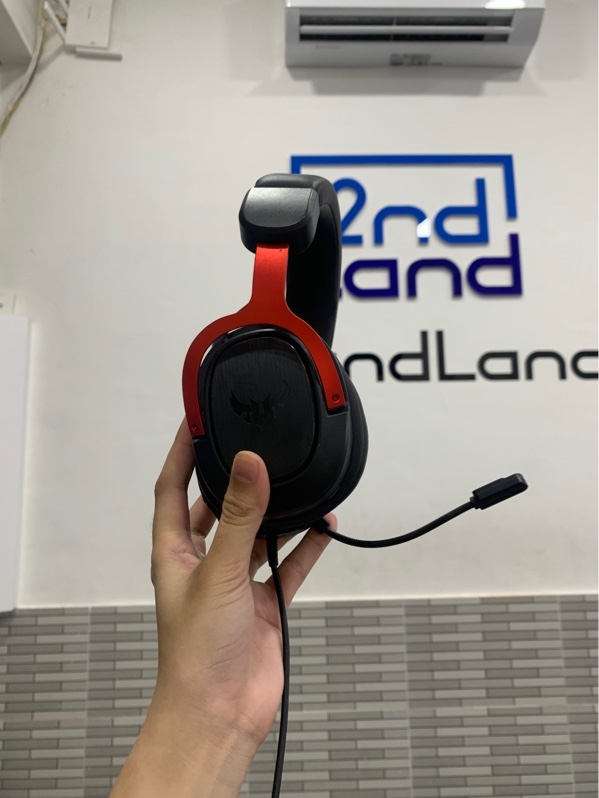 Tai nghe gaming có dây ASUS TUF Gaming H3 Red - Màu đỏ đen - Ngoại hình: 97% - Body