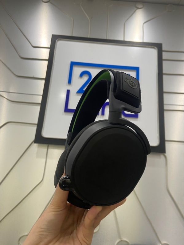 Tai nghe gaming không dây Steelseries 7X+ - 2 Mode ( 2.4GHz, USB-C Dongle) - Màu đen - Ngoại hình: 98% - Kèm Box