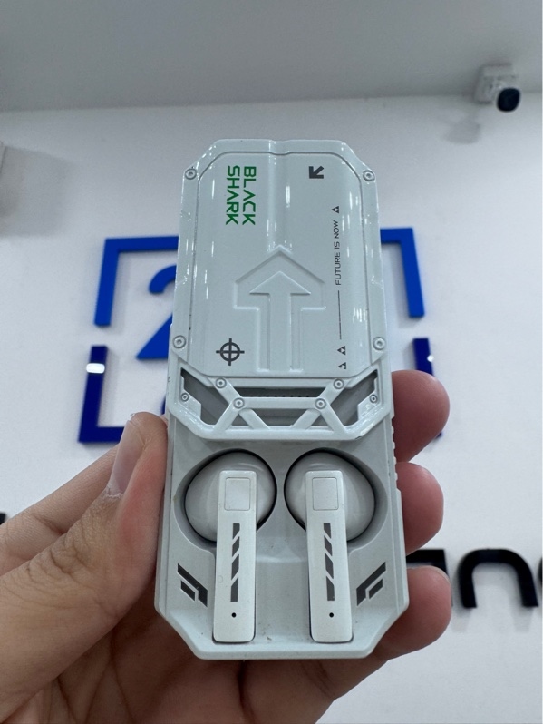 Tai nghe gaming T11 Blackshark - Màu trắng - Ngoại hình 97,5% - Mòn chữ, cấn góc nhẹ - Body