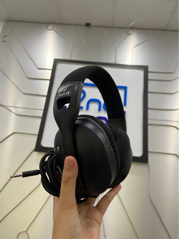 Tai nghe Havit Fuxi-H5D - Màu đen - Ngoại hình: 98% - FullBox + có mic + dây nối 3.5mm