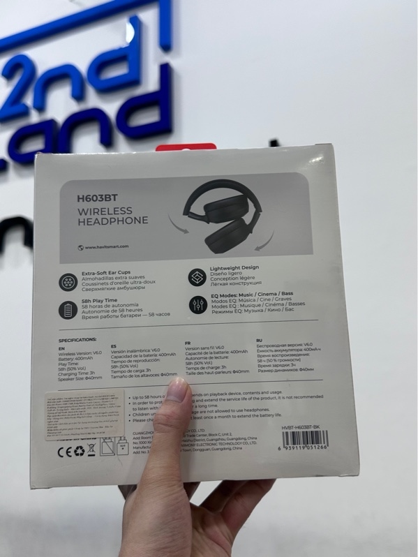Tai nghe Havit H603BT - Màu đen - Newseal