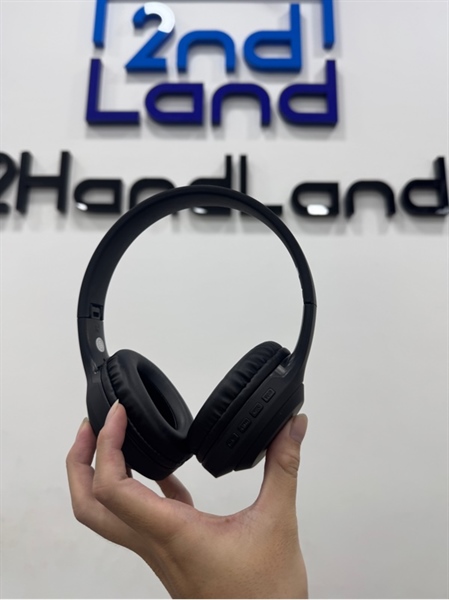 Tai nghe HAVIT H628BT - Màu đen - Ngoại hình 97% - Kèm dây sạc + Dây kết nối 2