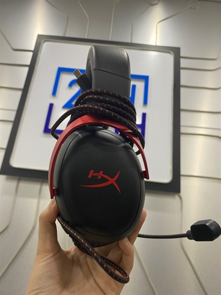 Tai nghe Headphone Hyper X Cloud 3 Red - Màu đen - Ngoại hình: 98% - Body - Kèm soundcard + mic 1