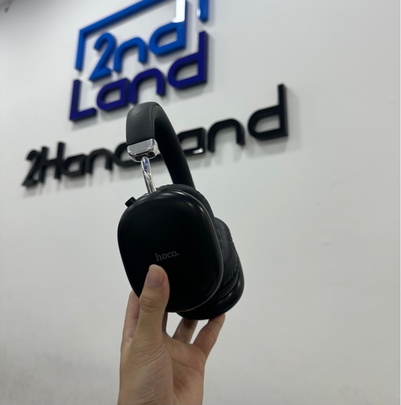 Tai nghe Hoco W35 max - Màu đen - Ngoại hình 97% - Micro hơi nhỏ ,trầy xước, da vòm tai bị tróc nhẹ - Body