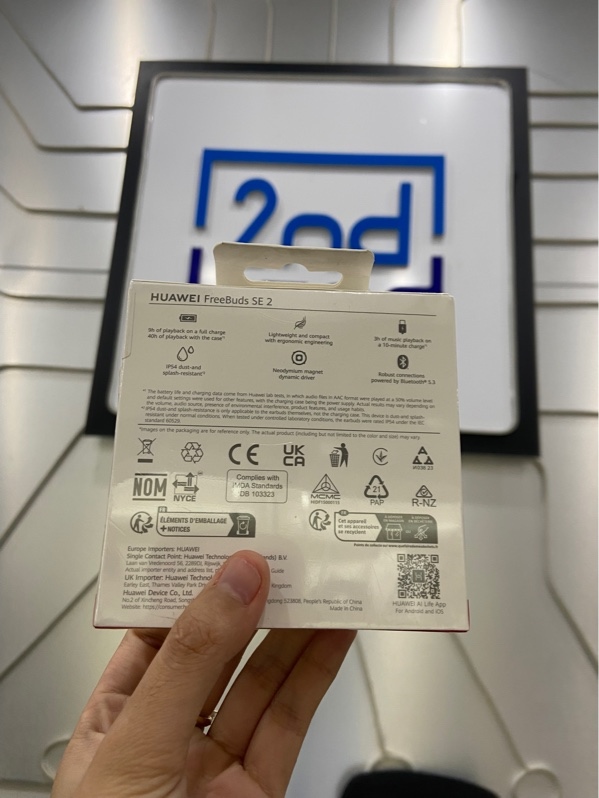 Tai nghe Huawei FreeBuds SE 2 - Màu đen - Newseal