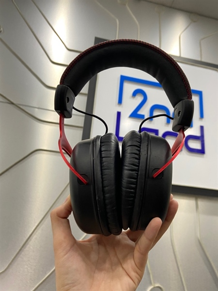 Tai nghe Hyper X Cloud 3 Wireless - Màu đỏ - Ngoại hình: 97% - Đệm tai nứt - Kèm Receiver