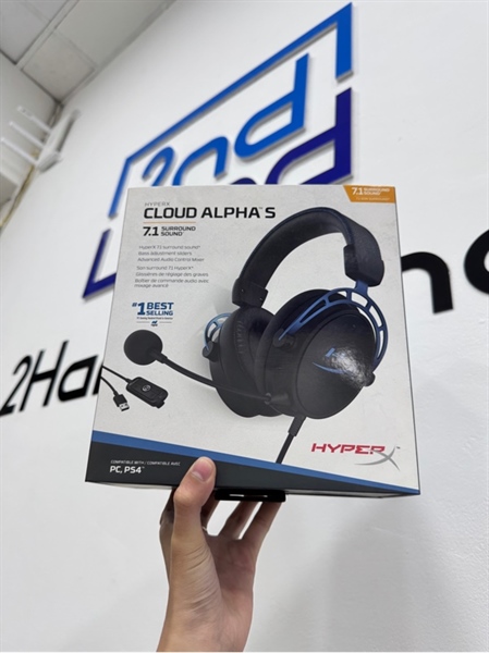 Tai nghe HyperX Cloud Alpha S - Màu đen - Ngoại hình 97% - Fullbox