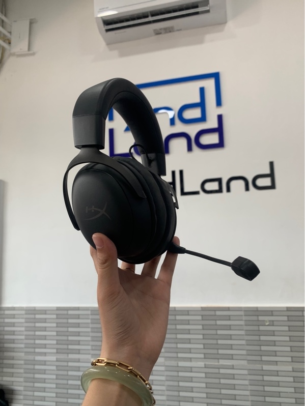 Tai nghe HyperX Cloud III Wireless - Màu đen - Ngoại hình: 98% - Kèm túi vải + mic + receiver