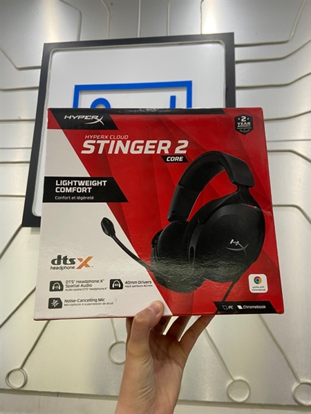 Tai nghe HyperX Cloud Stinger 2 Core - Màu đen - Ngoại hình: 98% - Kèm Box