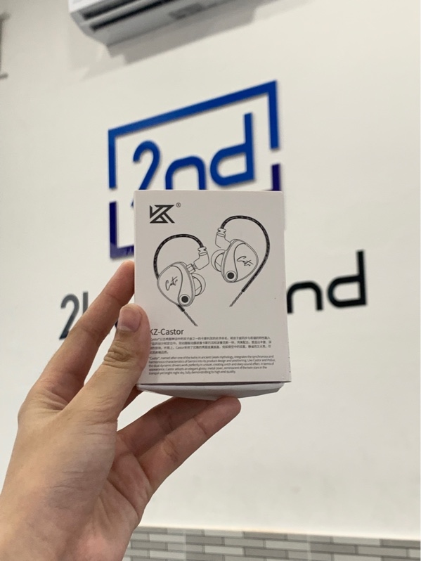 Tai nghe IEM KZ Castor - Màu xám - Ngoại hình: 97% - Box