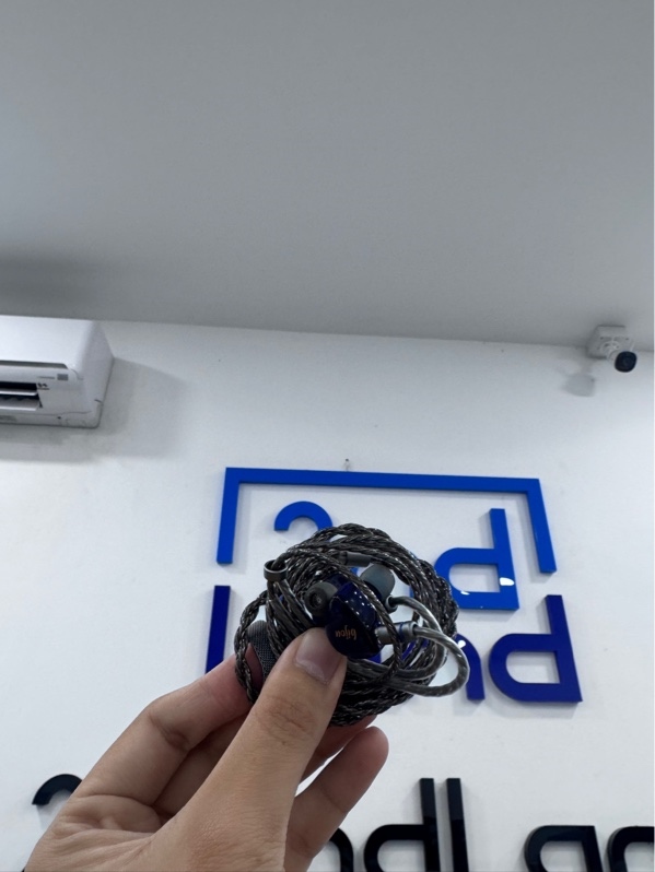 Tai nghe In-ear QoA Bijou - Màu xanh - Ngoại hình 98% - Fullbox