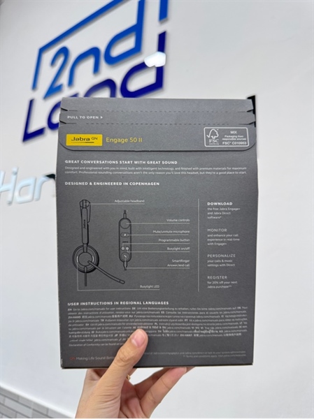 Tai nghe Jabra Engage 50II Type C - Màu đen - Newseal
