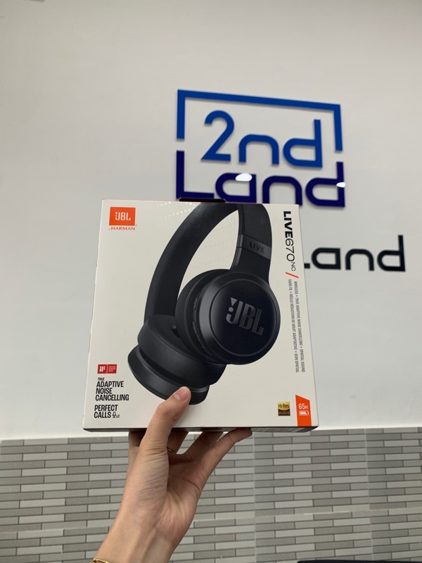 Tai nghe JBL Live 670NC - Màu đen - Ngoại hình: 98% - Box 3
