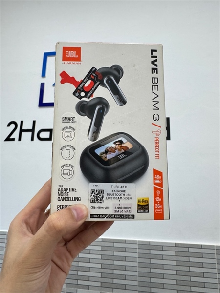 Tai nghe JBL Live Beam 3 - Màu đen - Ngoại hình 98% - Fullbox