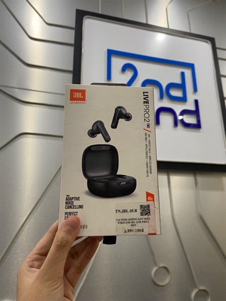 Tai nghe JBL Live Pro 2 TWS - Màu đen - Ngoại hình: 98% - FullBox