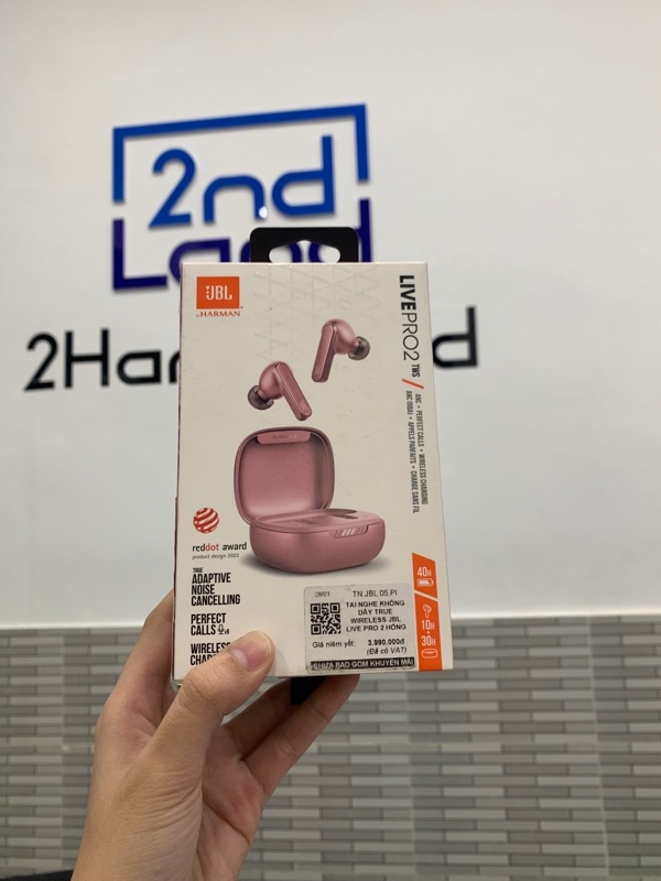 Tai nghe JBl Live Pro2 TWS - Màu hồng - Newseal