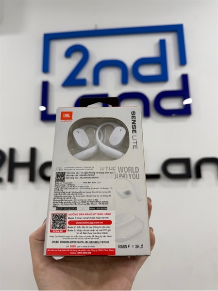 Tai nghe JBL Sense lite - Màu trắng - Newseal - đã kích bảo hành PGI online đến ngày 29/09/2026 1