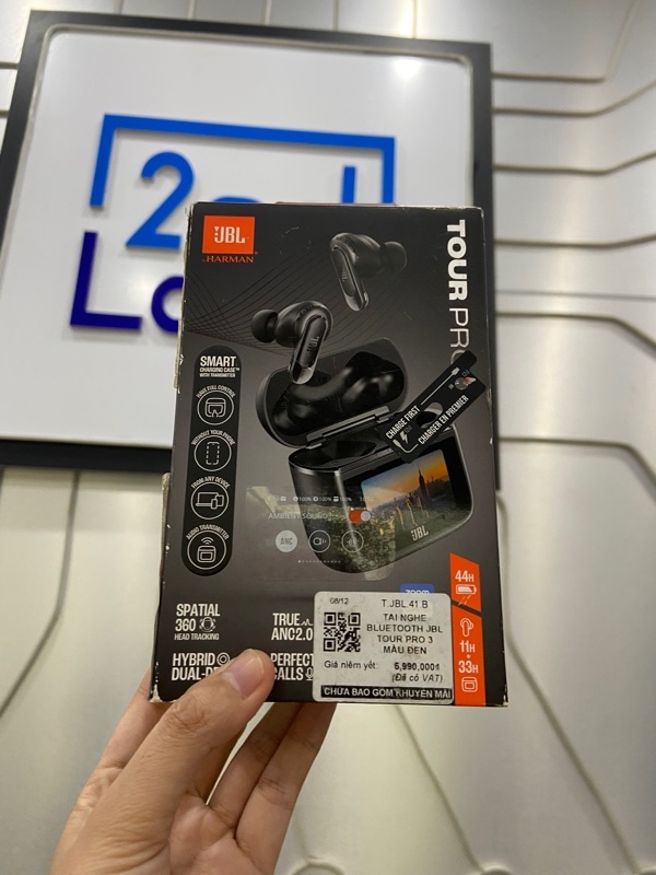 Tai nghe JBL Tour Pro 3 - Màu đen - Ngoại hình: 98% - FullBox