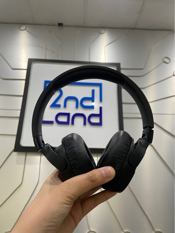 Tai Nghe JBL Tune 670NC - Màu đen - Ngoại hình: 97% - Tét đệm tai, xước thân - Body