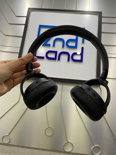 Tai nghe JBL Tune 670NC - Màu đen - Ngoại hình: 98% - Đệm tai tróc chấm - Kèm túi đựng 3