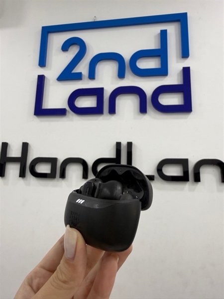 Tai nghe JBL Tune Beam 2 - Màu đen - Ngoại hình 97% - Case mòn nhựa - Kèm cáp sạc 2