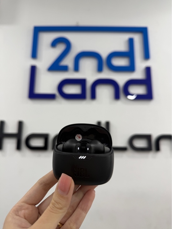 Tai nghe JBL TUNE BEAM - Màu đen - Ngoại hình 97% - case trầy - Không phụ kiện