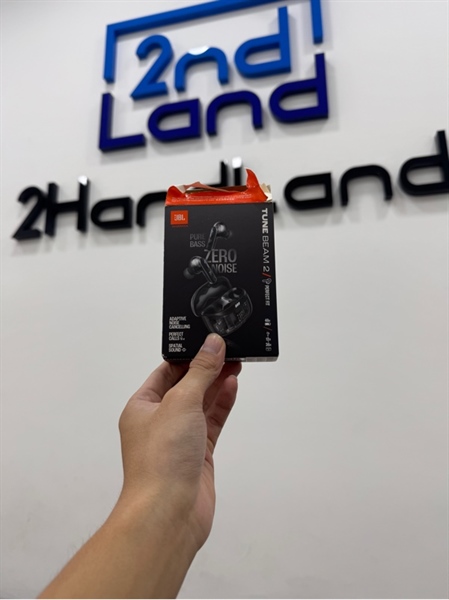 Tai nghe JBL Tune Beams 2 - Màu đen - Ngoại hình 97% - Fullbox 3